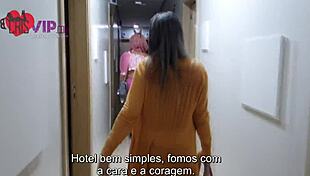 Wow! Pegamos Desconhecida e Levamos ao Motel com Marido Corno!