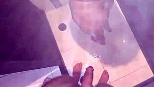 delicious bath with tattooed brunette latina teen in bathroom, proton videos