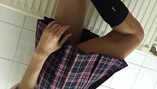 Gina Gerson in cosplay costume as a young teen 18+ character