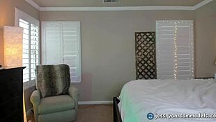 hot blonde milf jess ryan performs hardcore sex on live webcam showing her tits and pussy while masturbating