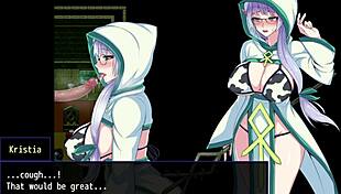 Kris explores the city of pleasure with toys and hentai adventures