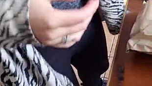 Baseball fan indulges in solo masturbation with toys and doggystyle pleasures