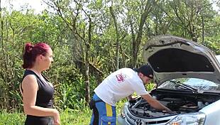 Mary Redqueen Takes Anal In Woods With Rikardo Fantasma!