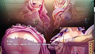 kuroinu heroine gets bound for group blowjob and creampie