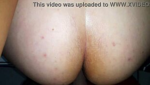 Girlfriend bent over in doggystyle with big ass