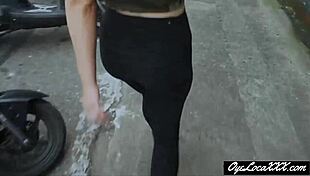 Oiled Up Latina Booty - Alicia Trece Riding Hardcore With Natural Tits And Bent Over Kissing