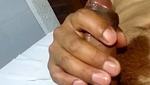 she masturbated in the hotel room, ending with a creampie.