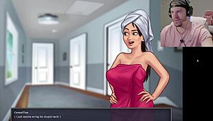 bathroom peek in summertime saga 😏