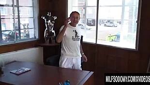 milf crystal law enjoys a gentle anal session