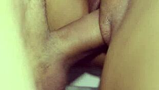 Hey, watch this Thai brunette ride hard on mobile video