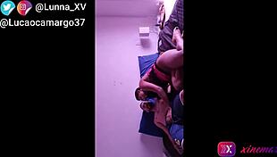 Detailed Morning Vlog Featuring Brunette Latina Lunna Vaz Performing Deepthroat on Lucão