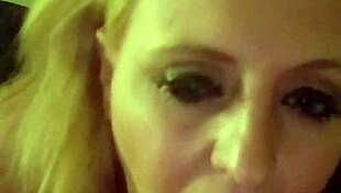 Mature wife gives early morning blowjob in amateur vid