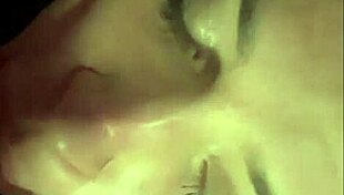 Petite brunette gets throat fucked for cum