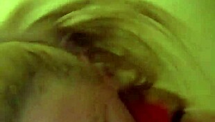 Mature wife gives early morning blowjob in amateur vid