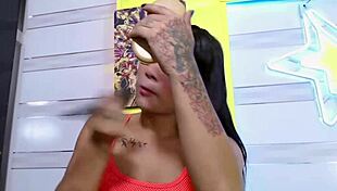 ts angelique performs december webcam show