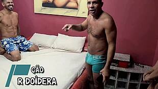 Behind the scenes of BBW Eloah Sarubbi's first wild anal gangbang.