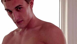 Gay Athletic Stud Wanks in Bath