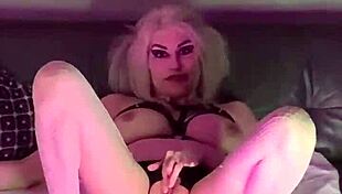 Gothdollcouple Wife's Intense Fingering and Blowjob Compilation