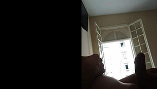 Dick Flash Masturbation at Open Window for Young Neighbor!