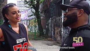 Latina Basketball Player Loses Bet and Gives Up Her Ass