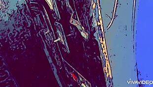 Gay Menage Animation in Dark