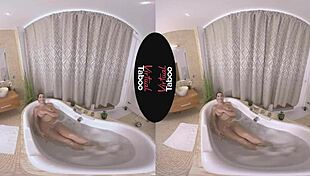 Oh, That Round Butt in the Bubble Bath! POV Taboo Boobs