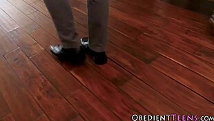 Kinky Teen Riding Cock With Rough Facial