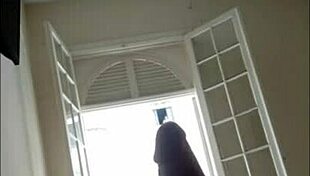 Dick Flash Masturbation at Open Window for Young Neighbor!