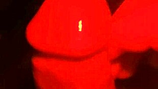 She is bound and plays with her cock in bondage