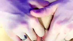 Gothdollcouple Wife's Intense Fingering and Blowjob Compilation