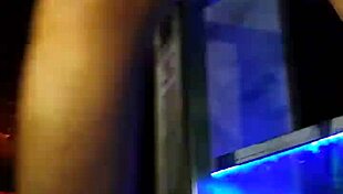 I saw her in the open bar, nude and crossdressing.