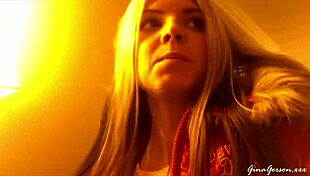 small stop in moscow with skinny blonde russian amateur