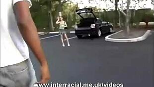 Intriguing interracial free sex encounter