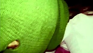 Amateur Sucks Monster Cock Outdoors, Cums Inside Her Pussy and Ass