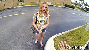 Teen 18+ Lucy Tyler used on street for money