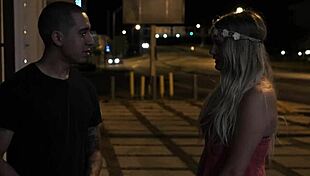 Stranded Babe Bound In Doggy And Hardfucked By Stranger Outdoors