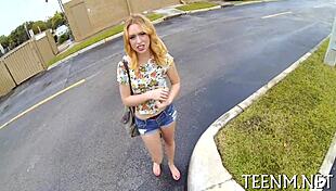 Teen 18+ Lucy Tyler used on street for money