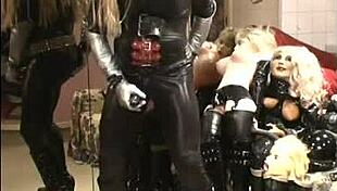 Roxina enjoys her black cock doll in xxxl fun.