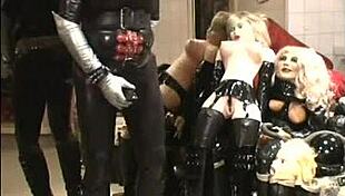 Roxina enjoys her black cock doll in xxxl fun.