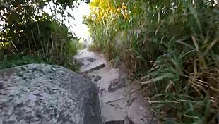 Shibari bondage on public beach with lordshibarifloripa, featuring ripped clothes, natural big tits, and voyeur fetish