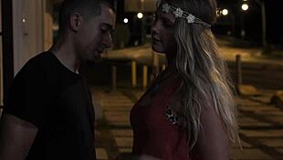 Stranded Babe Bound In Doggy And Hardfucked By Stranger Outdoors