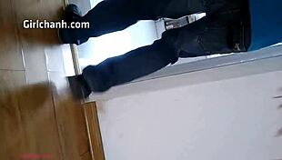 Electrician visits house owner sister in vietnamese setting