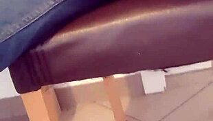 gaste85 peeing in his pants right in the kitchen.