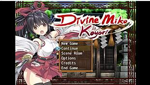 Exploring divine miko koyori in part two of the anime game