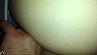 The guy plays with his latina wife's big asshole casually