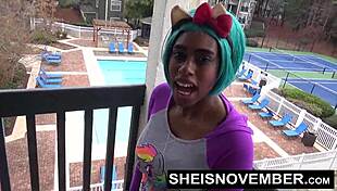 daddy, i'm cracking my asshole open for you, pulling wet panties down and stuffing black ass with pink butt plug. gaping now!