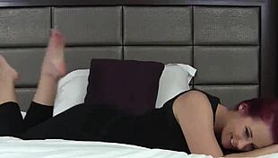 Keep jerking that big hard cock for me in femdom cei