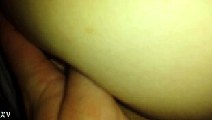 The guy plays with his latina wife's big asshole casually