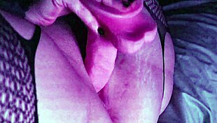 I'm fuckin myself in my stockins