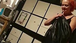 Norwegian Model Changes Clothes And Shows Off